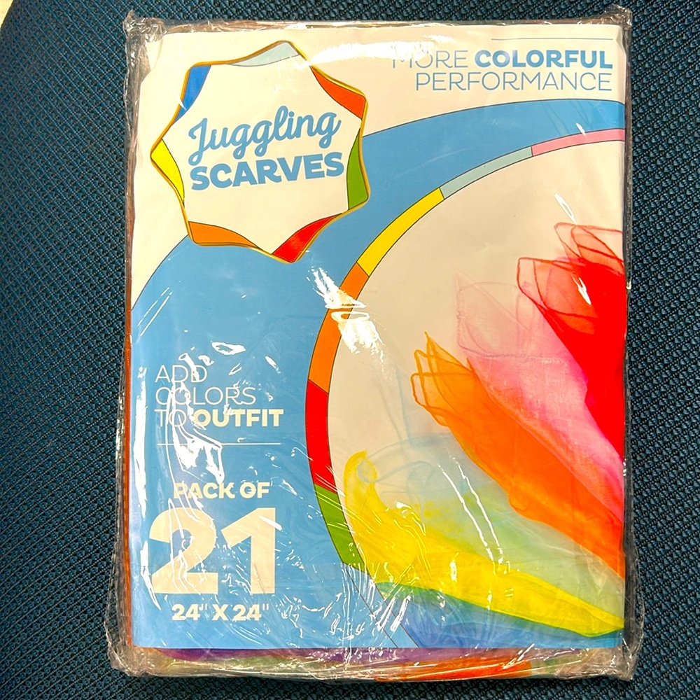 Juggling scarves set 21